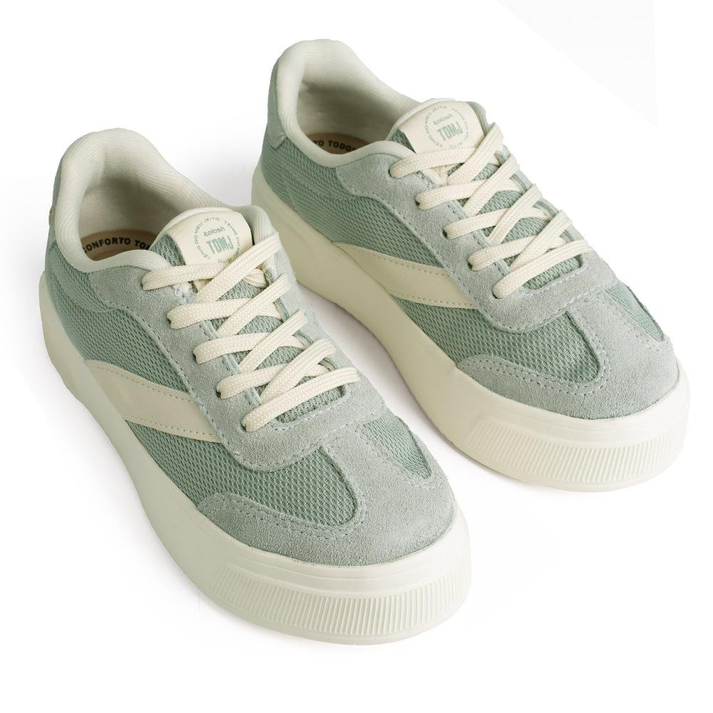 Tênis Kolosh Casual Flatform Feminino C3543A Verde 4
