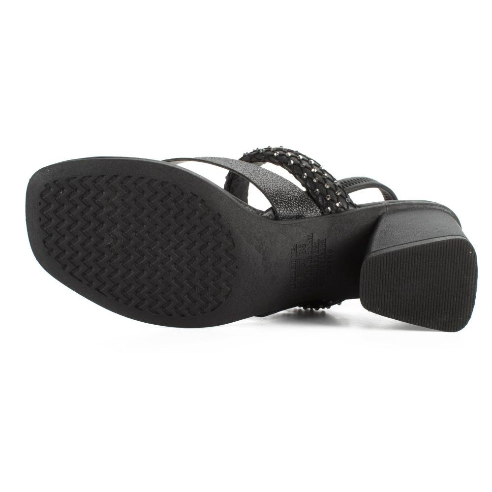 Sandália Mississipi de Salto Bloco Feminina MF742 Preto 5