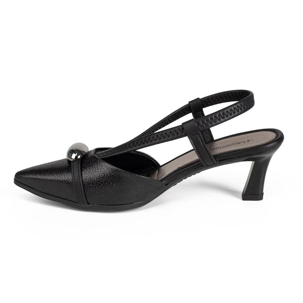 Scarpin Mississipi de Salto Alto Feminino ME914 Preto 3