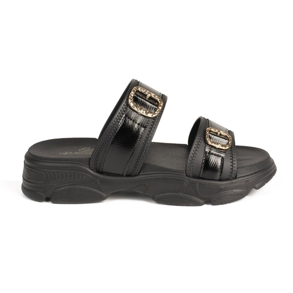 Slide Mississipi Flatform Feminino J0574 Preto 3