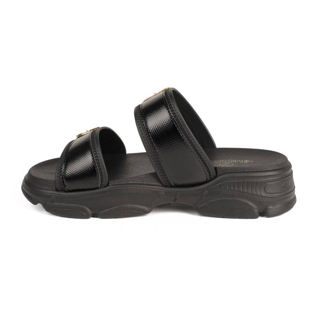 Slide Mississipi Flatform Feminino J0574 Preto 4