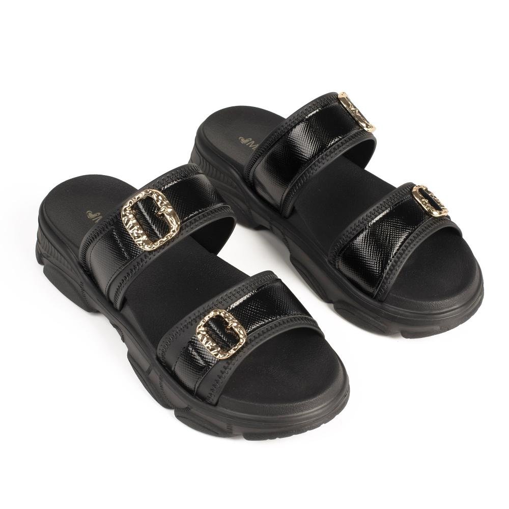Slide Mississipi Flatform Feminino J0574 Preto 6
