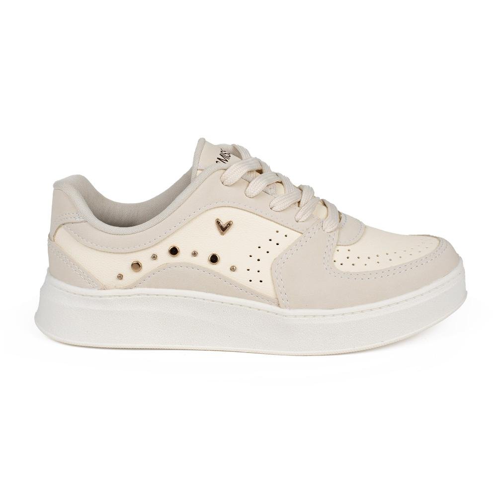 Tênis Mississipi Casual Feminino MC918 Bege Claro 2