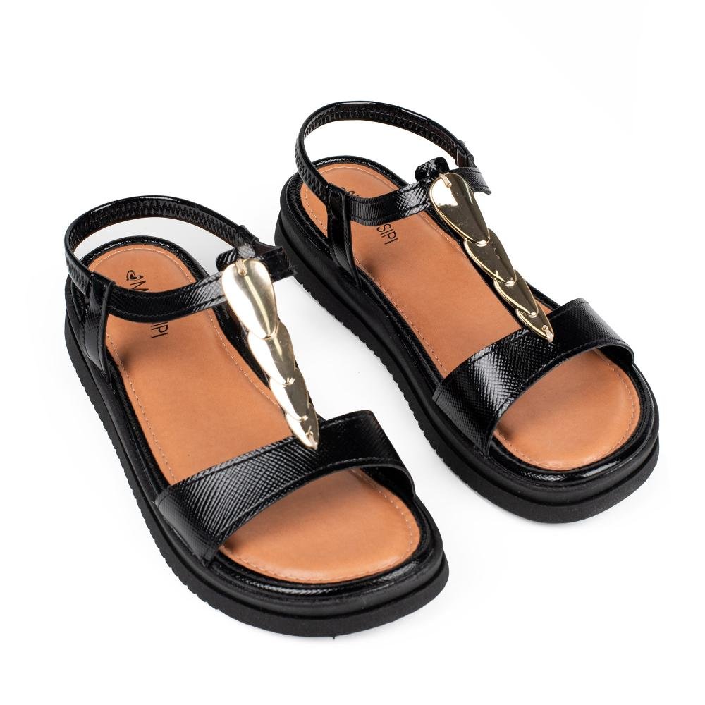 Sandália Mississipi Flatform Feminina J0433 Preto 5