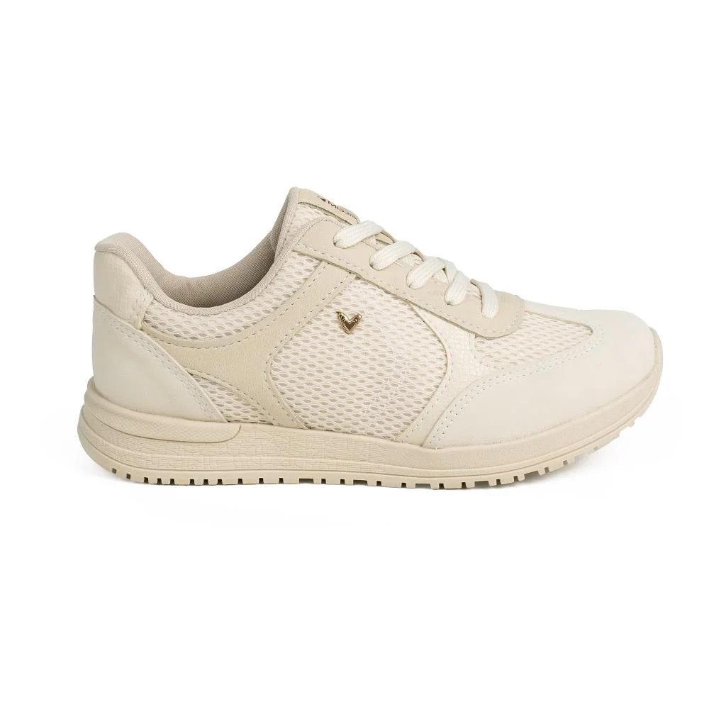 Tênis Mississipi Jogging Feminino MF854 Bege Claro 2