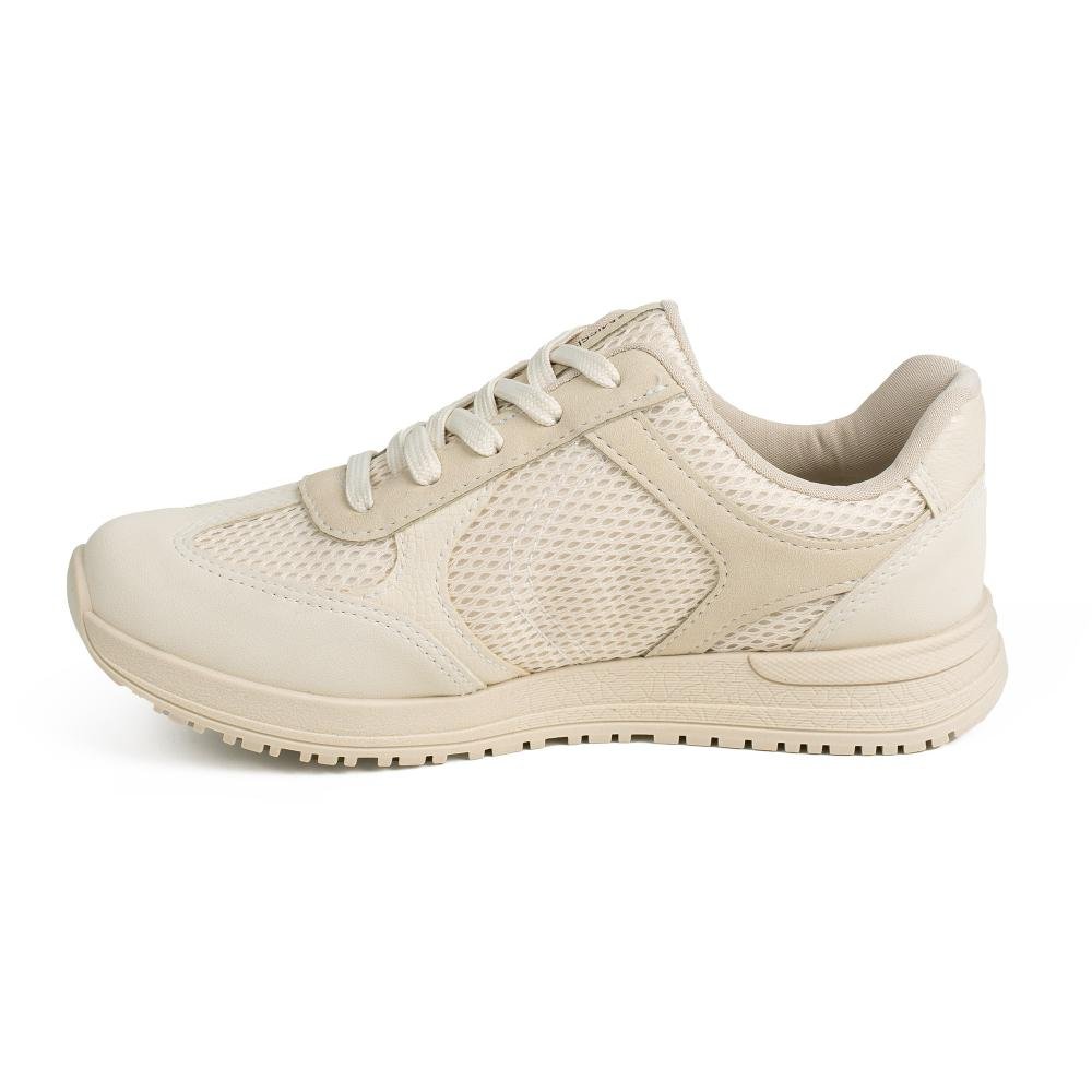 Tênis Mississipi Jogging Feminino MF854 Bege Claro 3