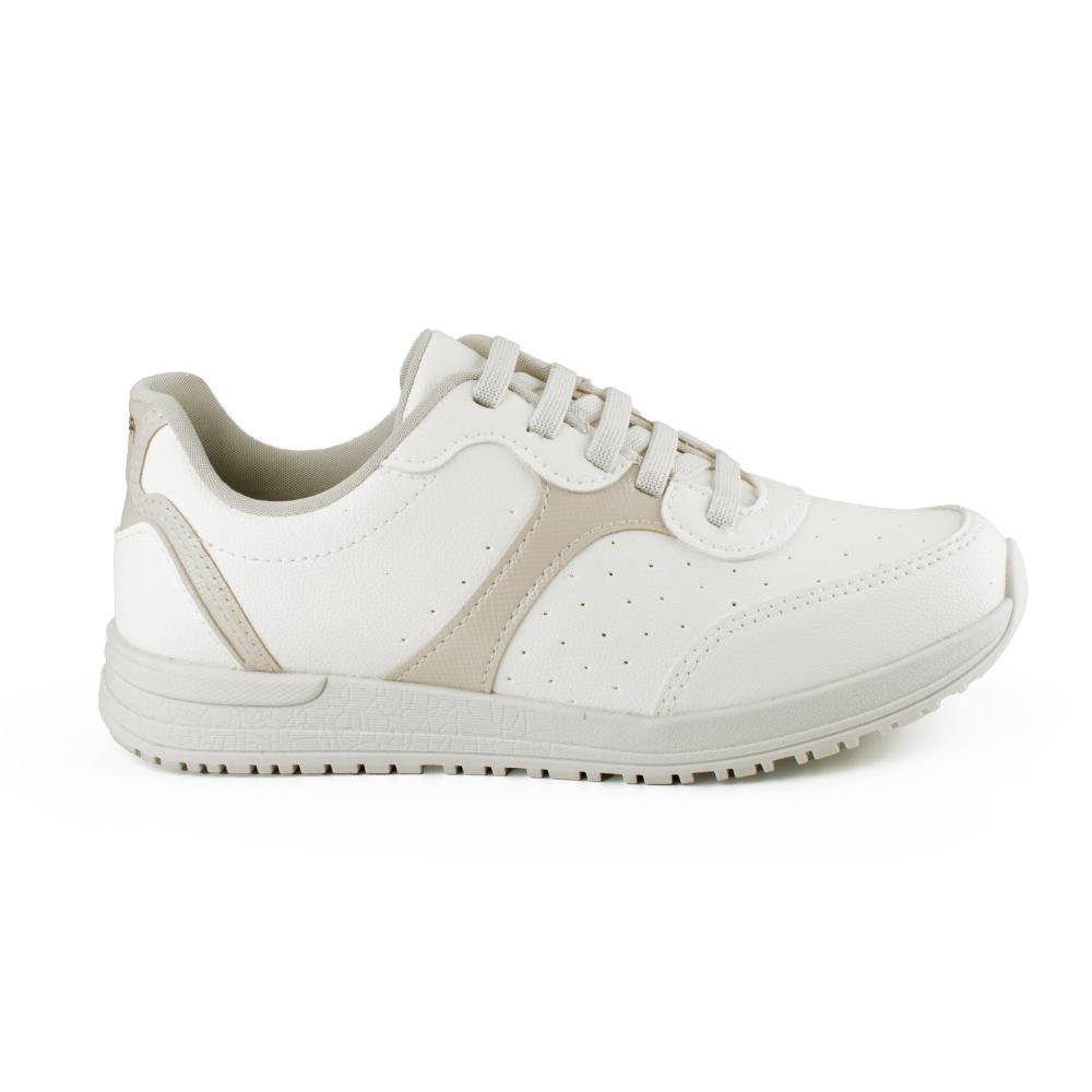 Tênis Mississipi Jogging Feminino MF853 Branco 3