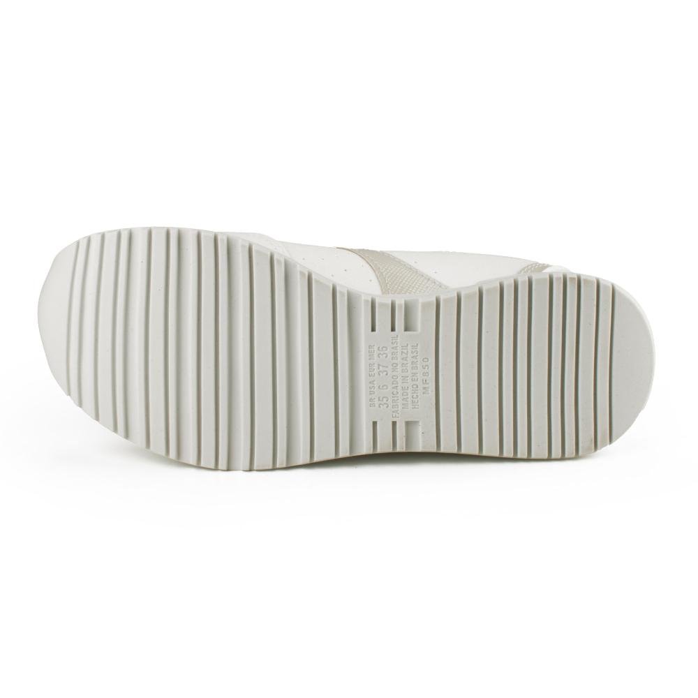 Tênis Mississipi Jogging Feminino MF853 Branco 5