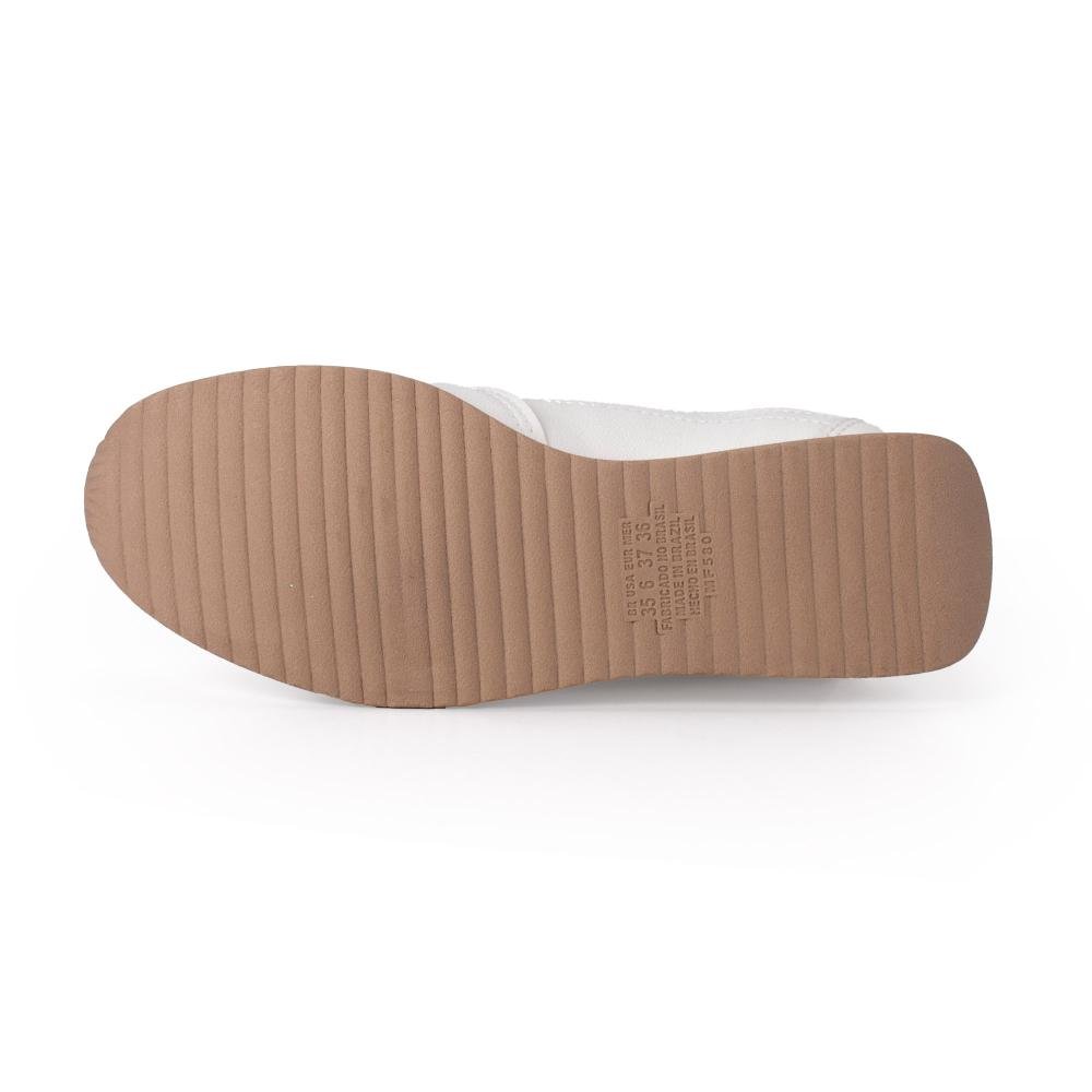 Tênis Mississipi Jogging Feminino J0072 Branco 5