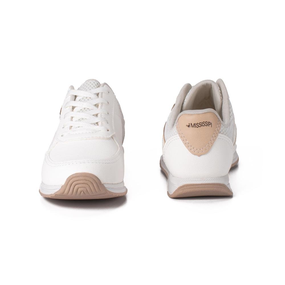 Tênis Mississipi Jogging Feminino J0072 Branco 6