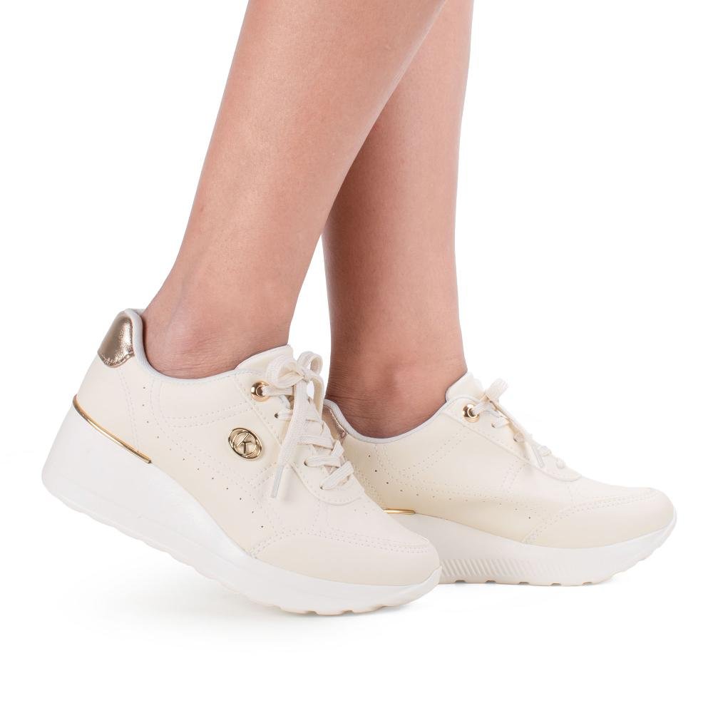 Tênis Kolosh Upper Casual Feminino C1402B Bege 2