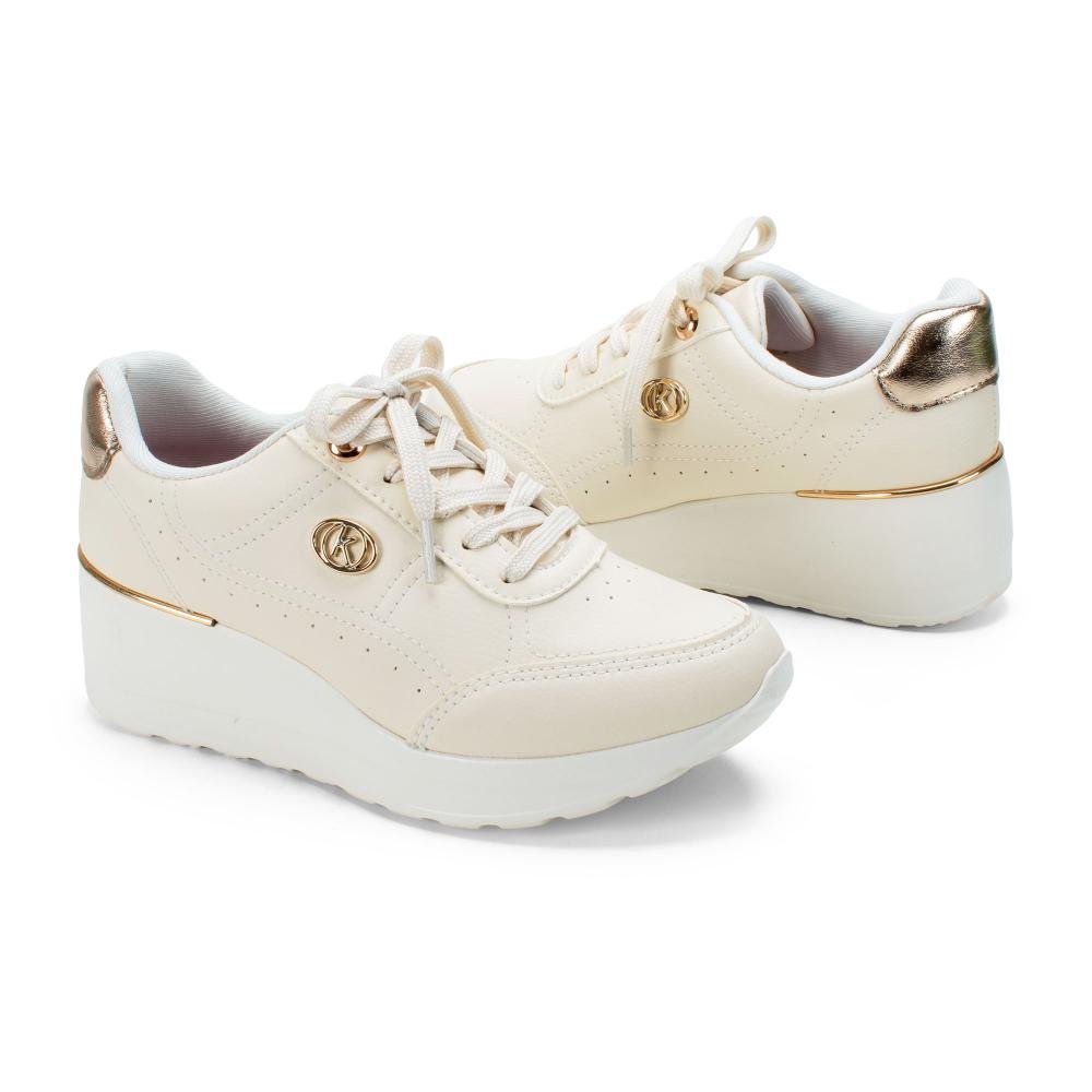 Tênis Kolosh Upper Casual Feminino C1402B Bege 6