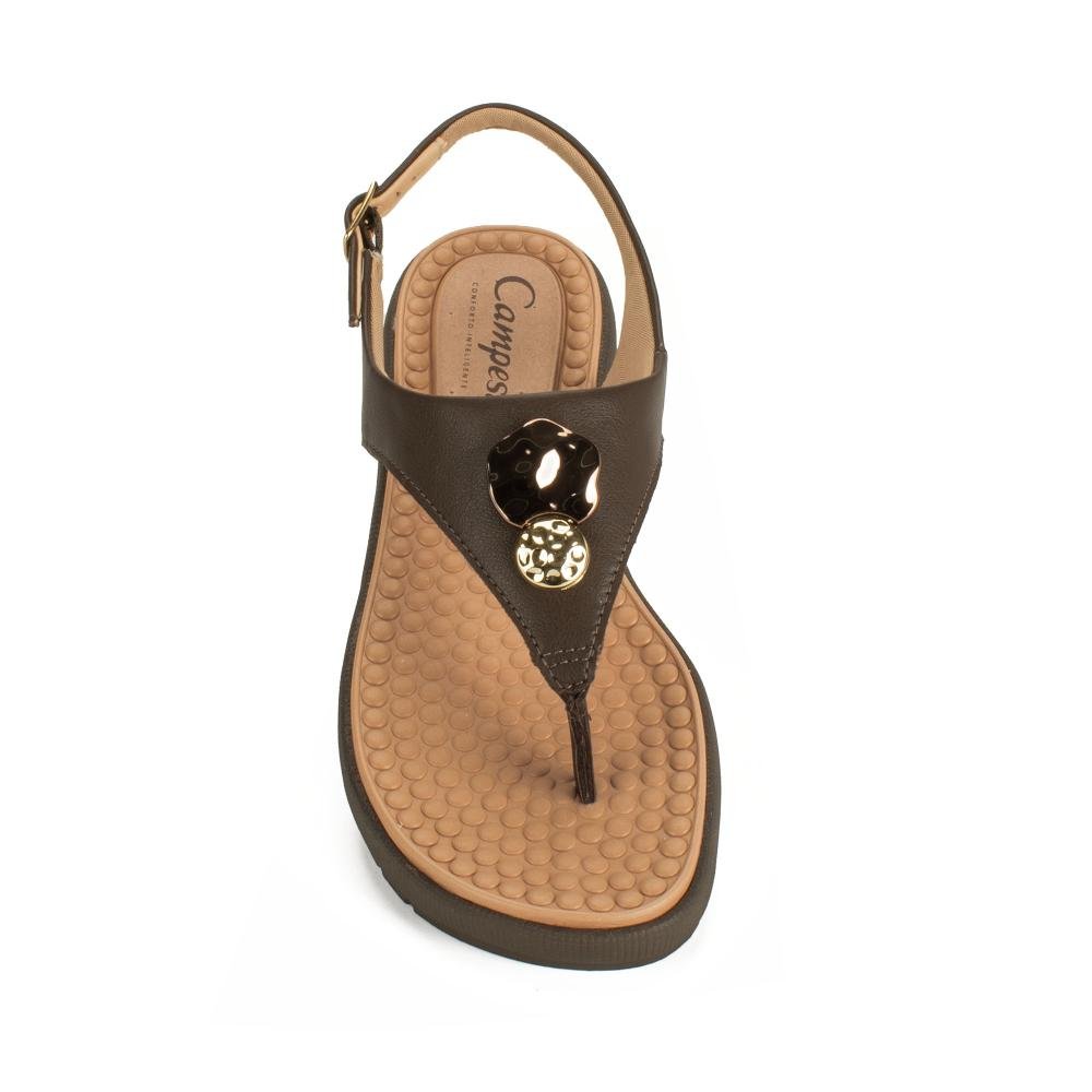 Sandália Campesí Flatform Feminina CE183 Marrom 6