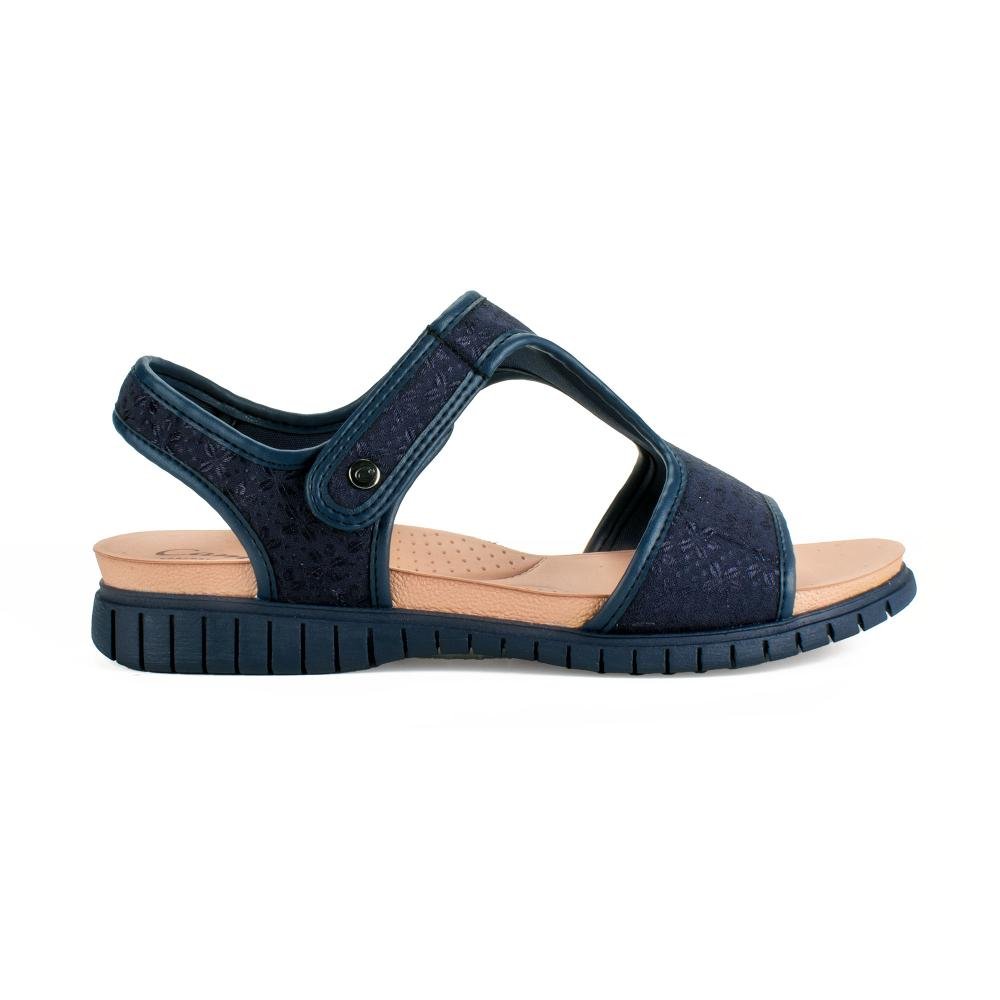 Sandália Campesí Flatform Feminina CP884 Azul Marinho 3