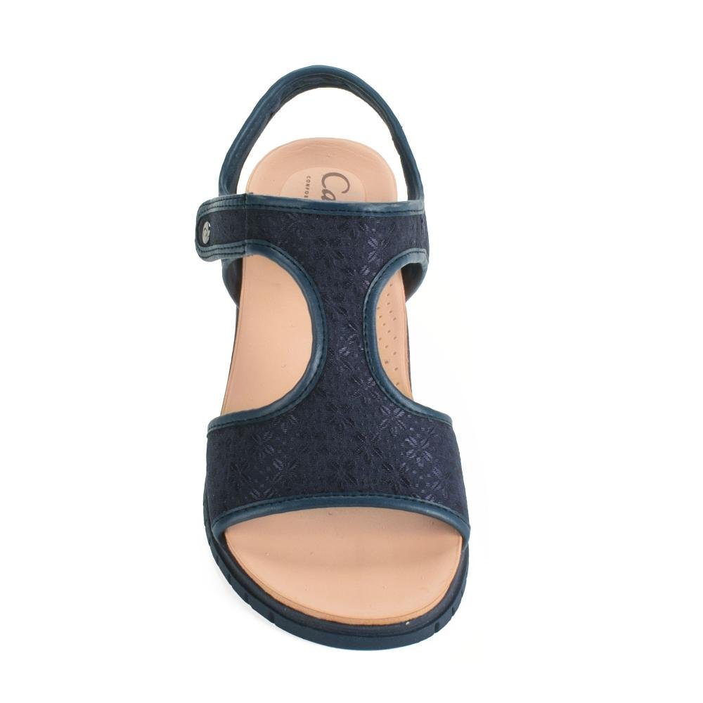 Sandália Campesí Flatform Feminina CP884 Azul Marinho 6