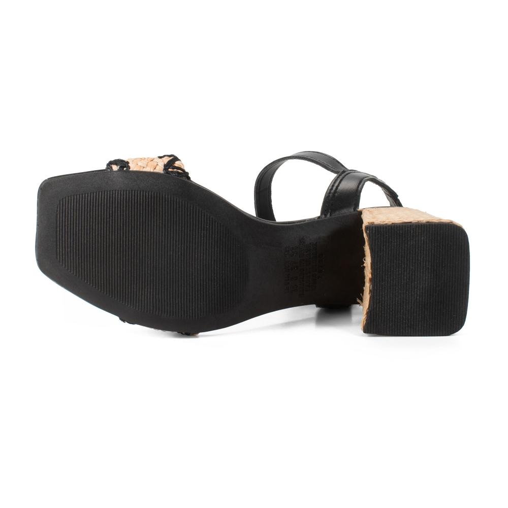 Sandália Dakota de Salto Bloco Feminina Y9755 Preto 5