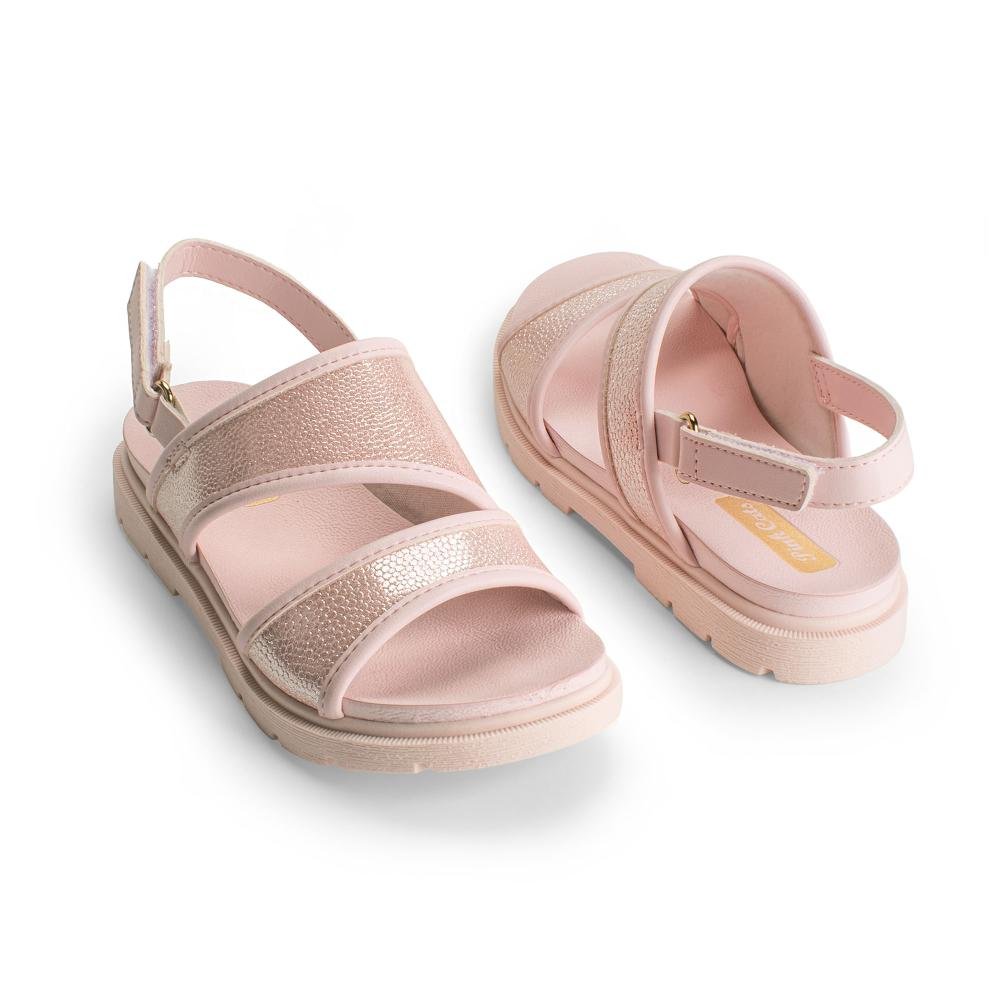 Sandália Pink Cats Infantil Flatform V5743 Rosa 6