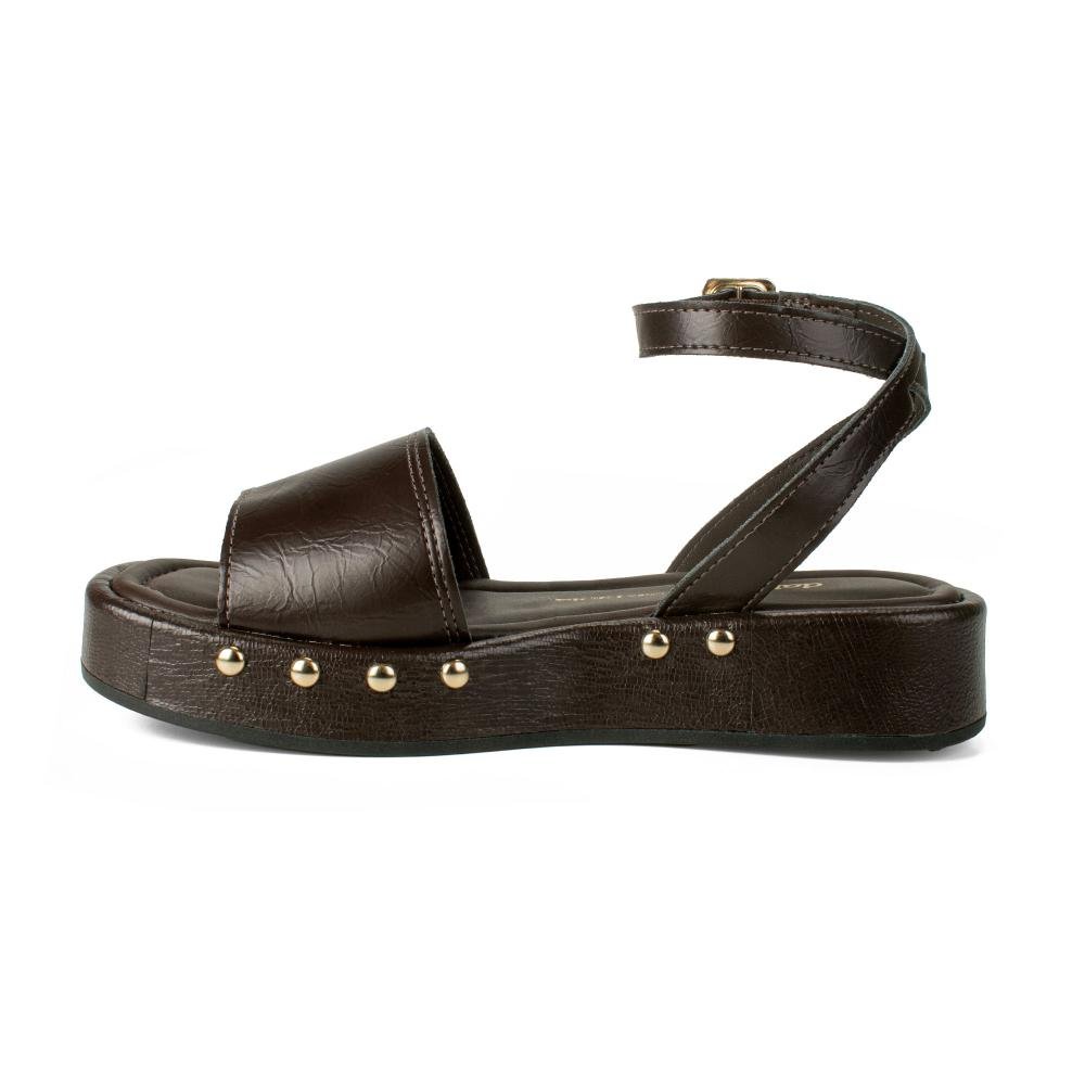 Sandália Dakota Flatform Feminina DB052 Café 4