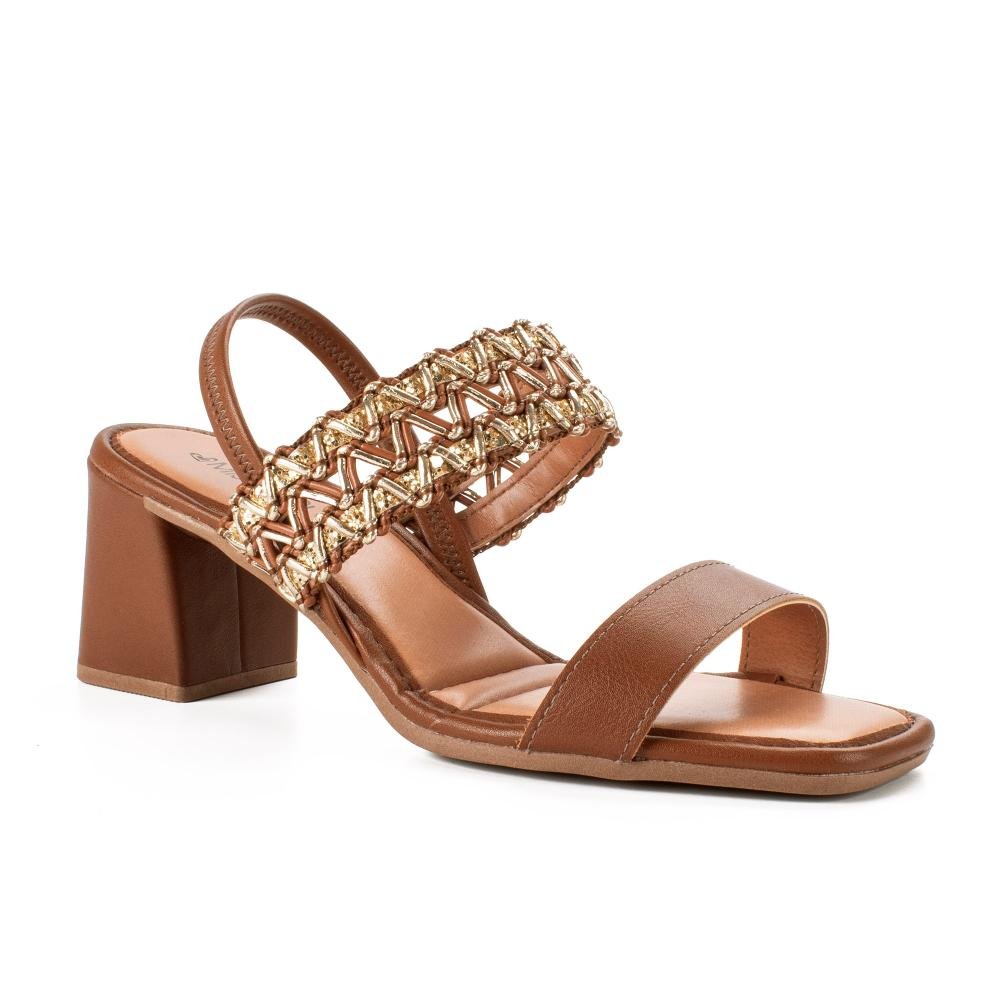 Sandália Mississipi de Salto Bloco Feminina J0511