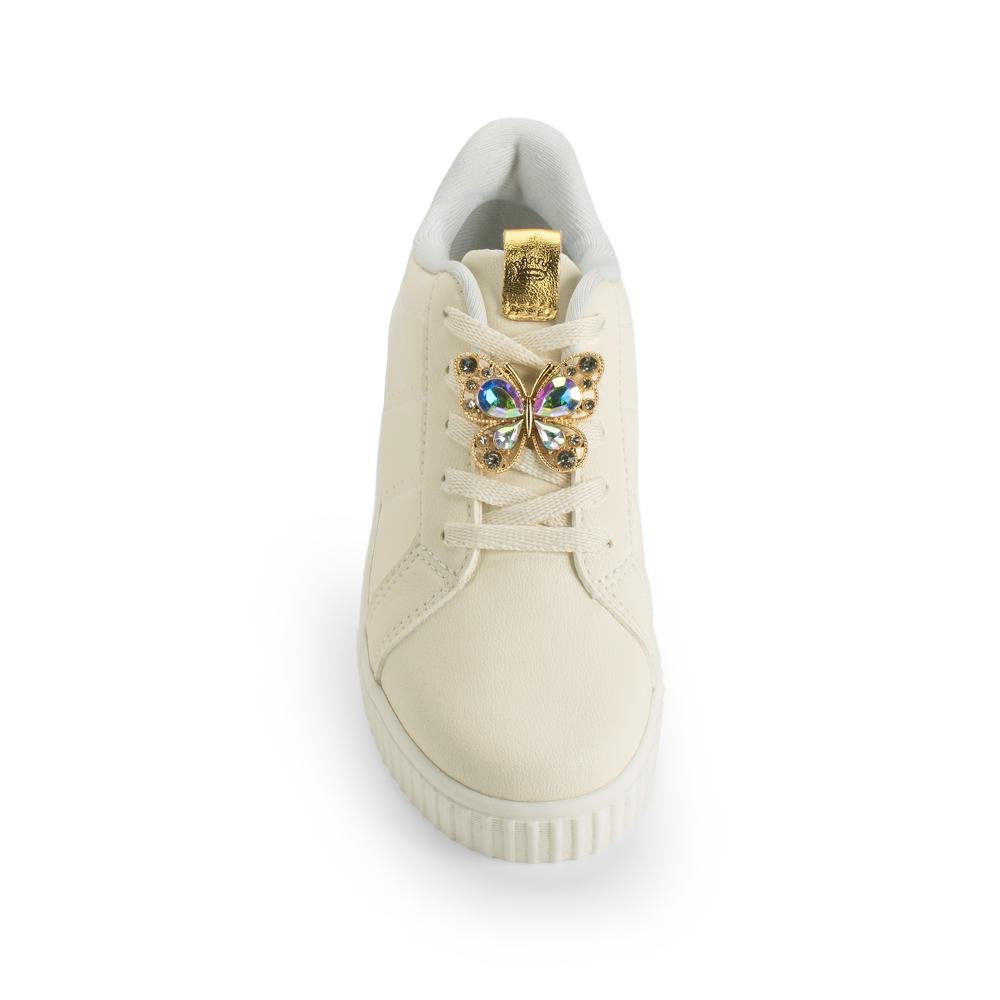 Tênis Pink Cats Infantil Casual V5803 Bege Claro 5