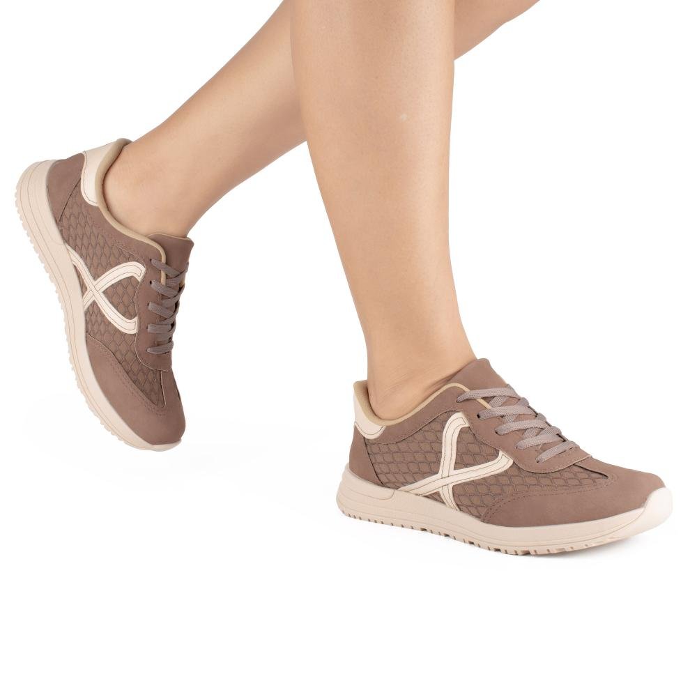 Tênis Mississipi Jogging Feminino MF851 Marrom 2