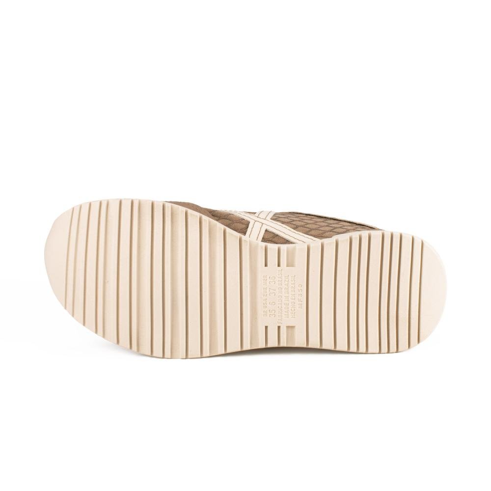 Tênis Mississipi Jogging Feminino MF851 Marrom 5