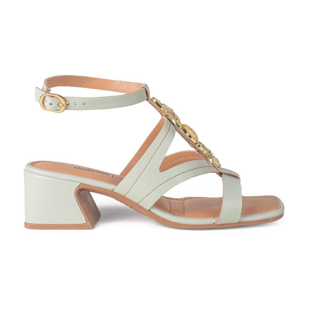 Sandália Dakota de Salto Bloco Feminina DB232 Verde 3