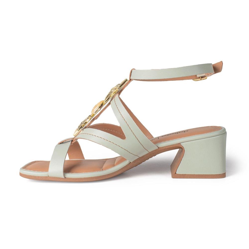 Sandália Dakota de Salto Bloco Feminina DB232 Verde 4