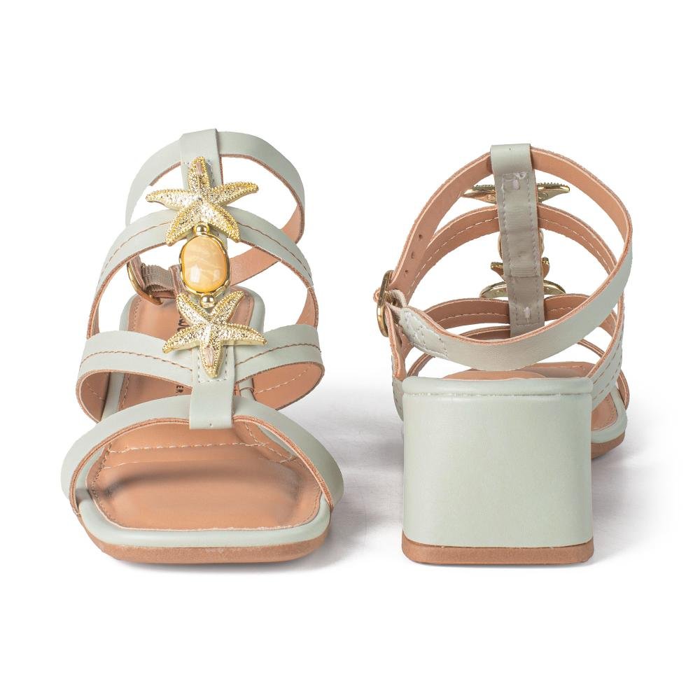 Sandália Dakota de Salto Bloco Feminina DB232 Verde 6