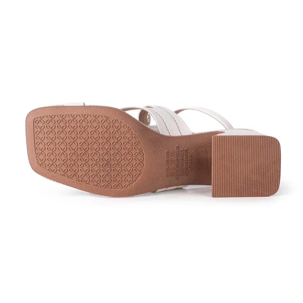 Sandália Dakota de Salto Bloco Feminina DB232 Branco 5
