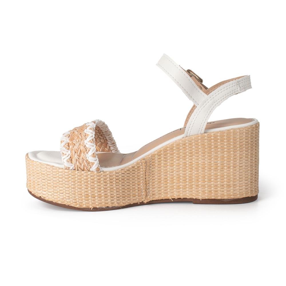 Sandália Dakota Anabela Feminina Y9544 Branco 4