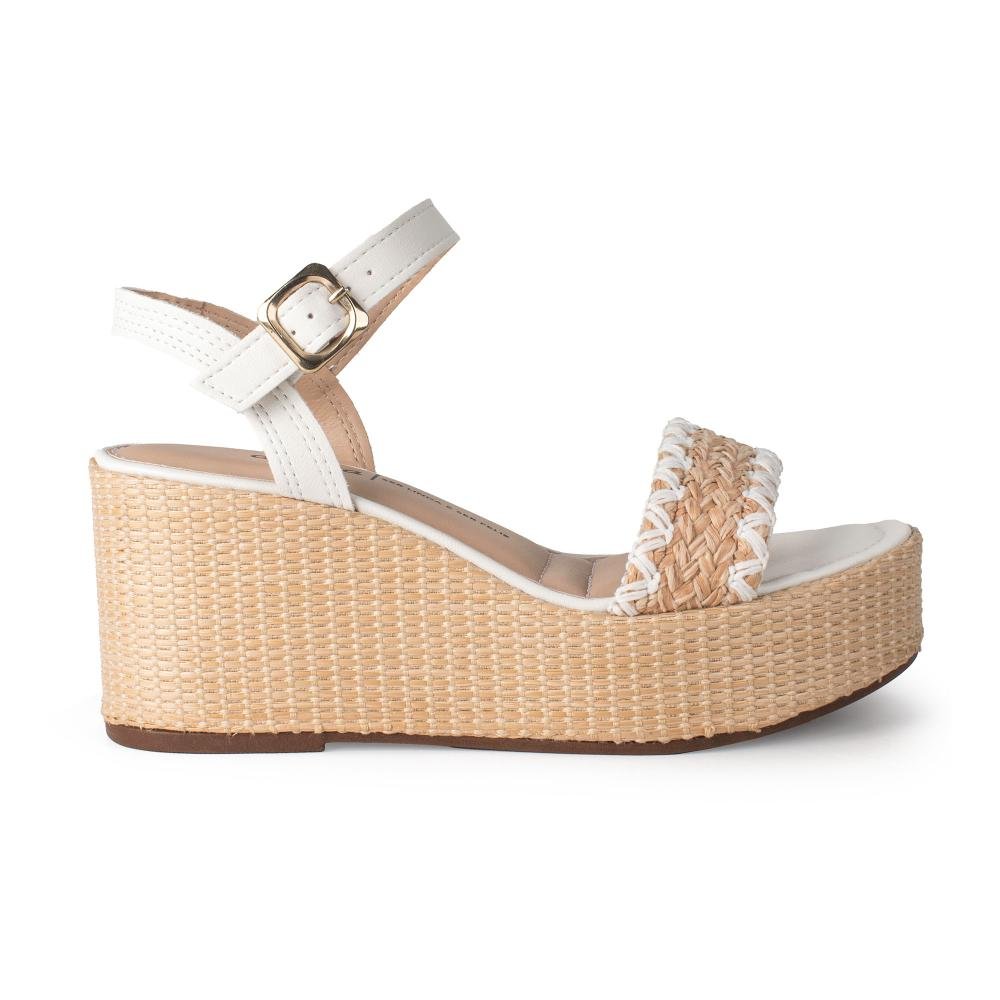 Sandália Dakota Anabela Feminina Y9544 Branco 3