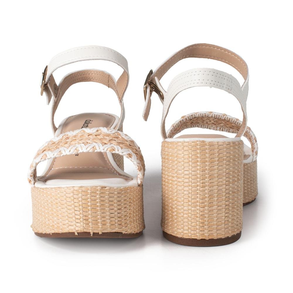 Sandália Dakota Anabela Feminina Y9544 Branco 6