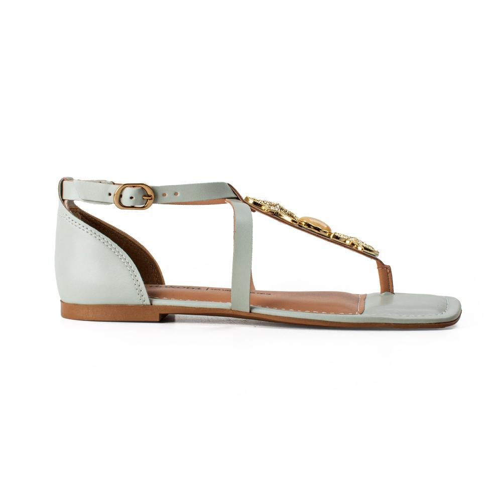 Sandália Dakota Rasteira Feminina Y9617 Verde 3