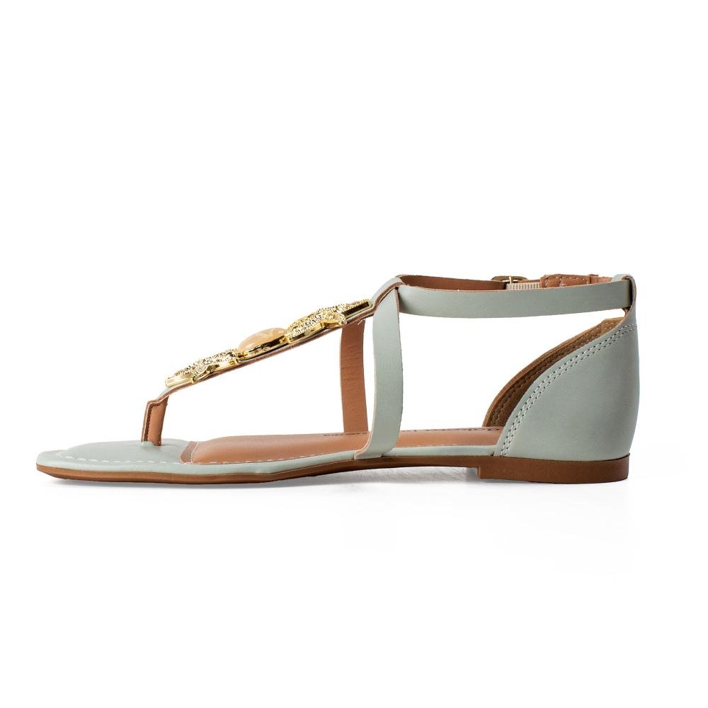 Sandália Dakota Rasteira Feminina Y9617 Verde 4