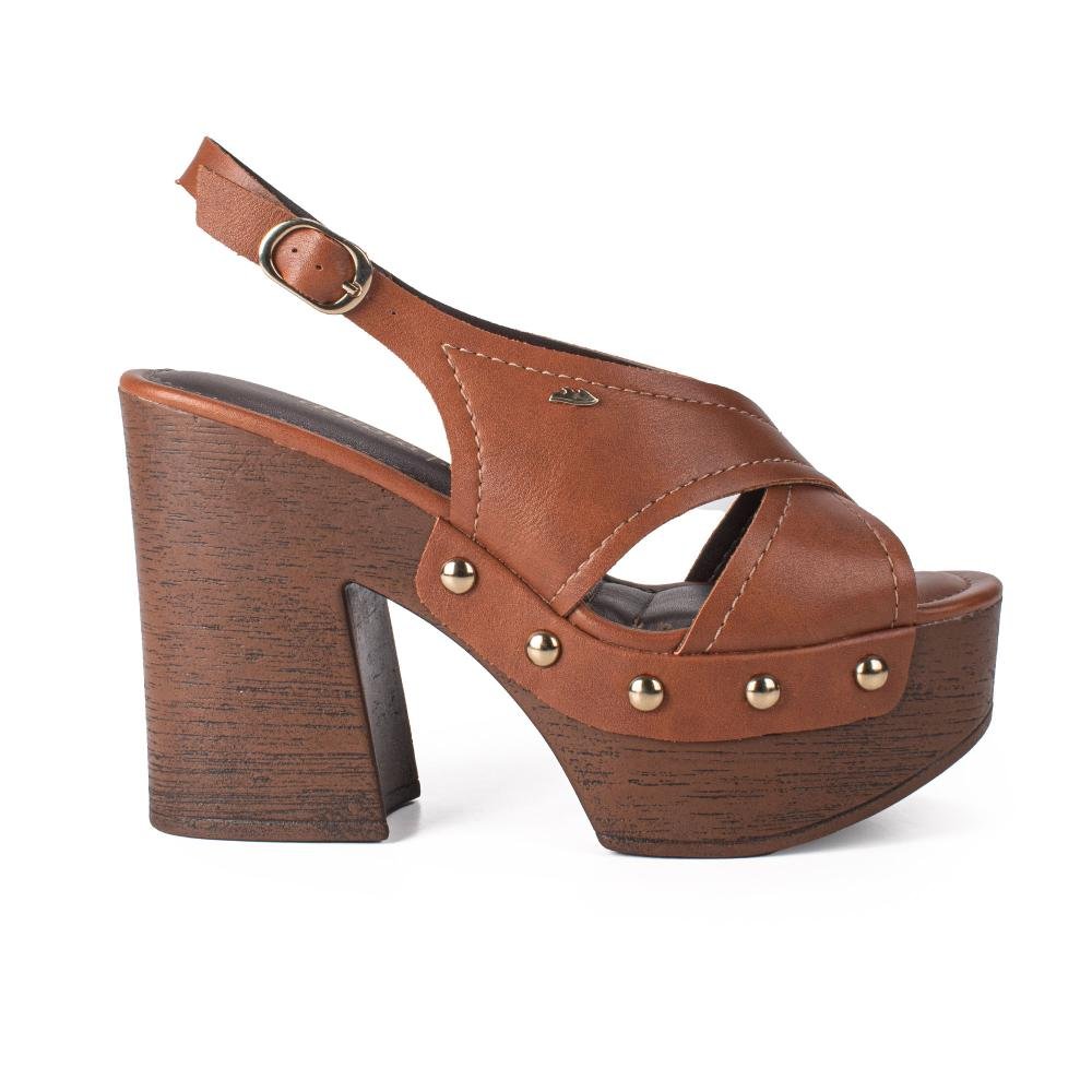 Sandália Dakota Plataforma Feminina DB032 Caramelo 3