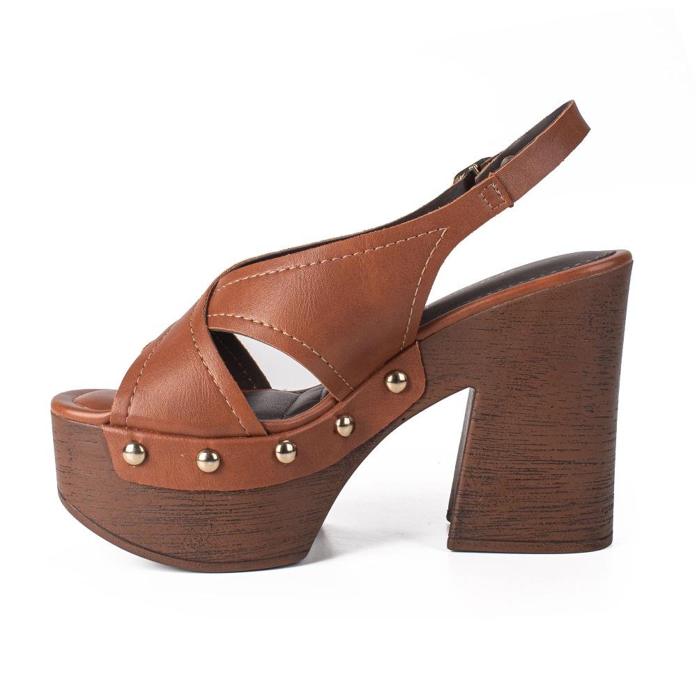 Sandália Dakota Plataforma Feminina DB032 Caramelo 4
