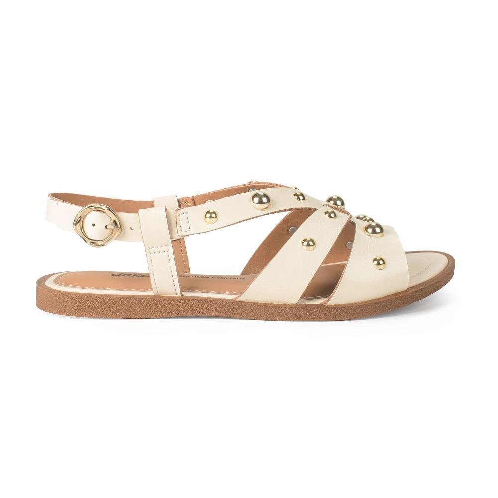 Sandália Dakota Rasteira Feminina Y9892 Bege Claro 3