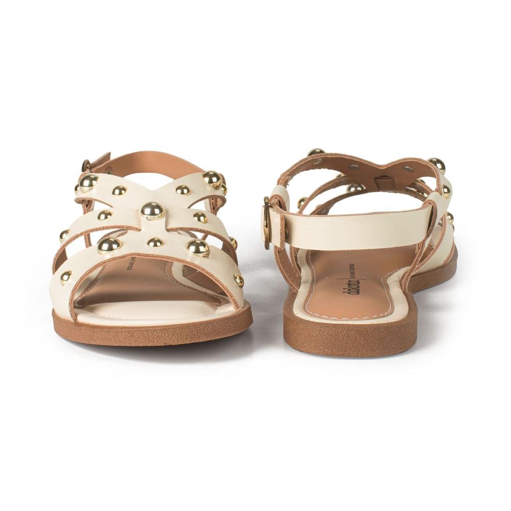 Sandália Dakota Rasteira Feminina Y9892 Bege Claro 6