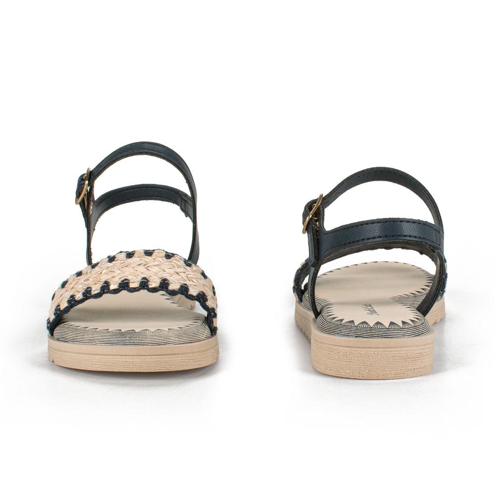 Sandália Pink Cats Infantil Flatform V5942 Azul Marinho 5