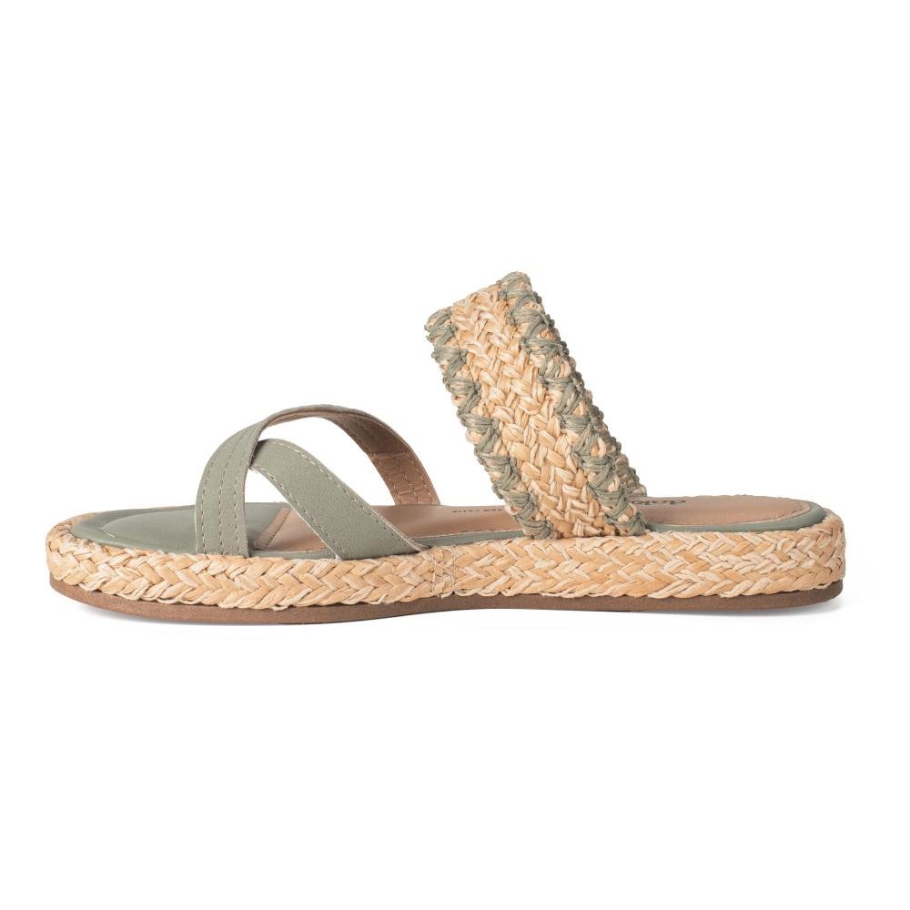 Slide Dakota Flatform Feminino DB192 Verde 4