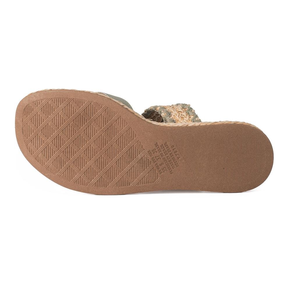 Slide Dakota Flatform Feminino DB192 Verde 5