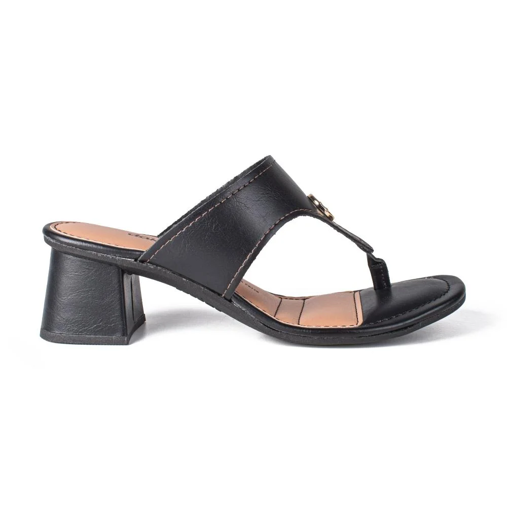 Tamanco Dakota de Salto Bloco Feminino DB071 Preto 3