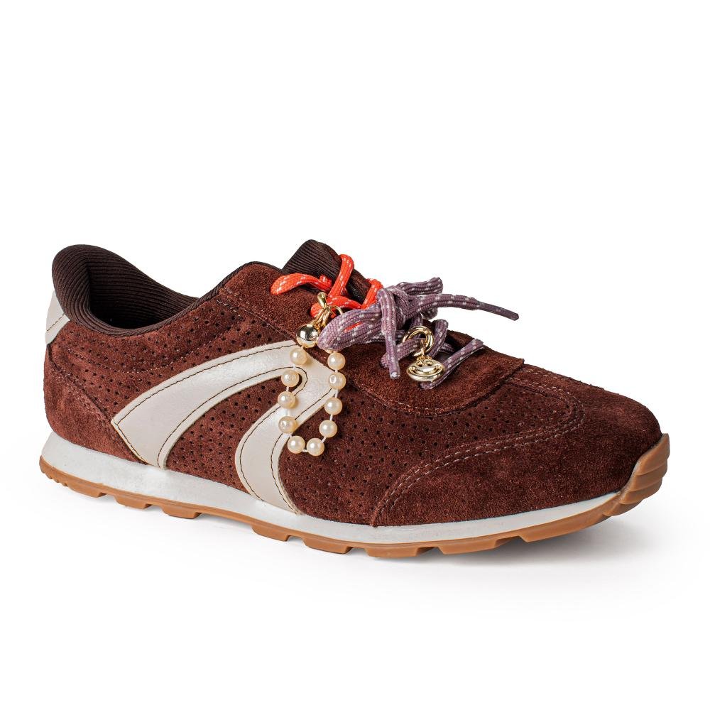 Tênis Dakota Casual Em Couro Feminino D2003