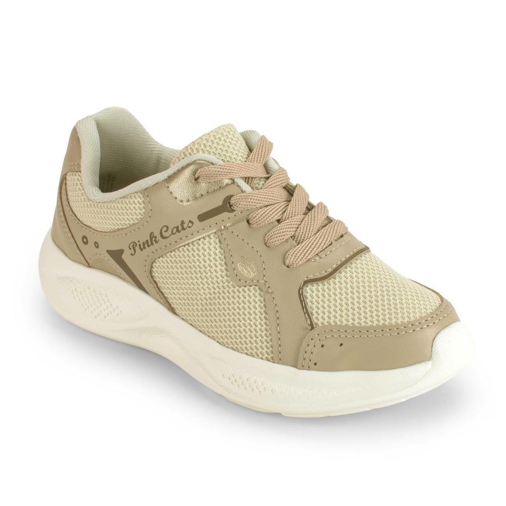 Tênis Pink Cats Infantil Esportivo V5821