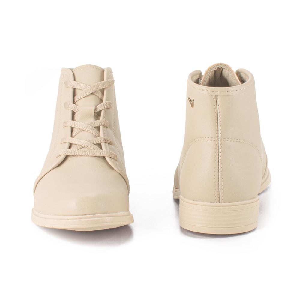 Bota Coturno Mississipi Feminina ME181 Bege Claro 6