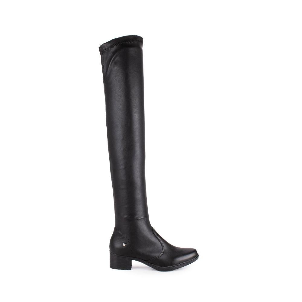 Bota Mississipi Over de Salto Bloco Feminina ME124 Preto 3