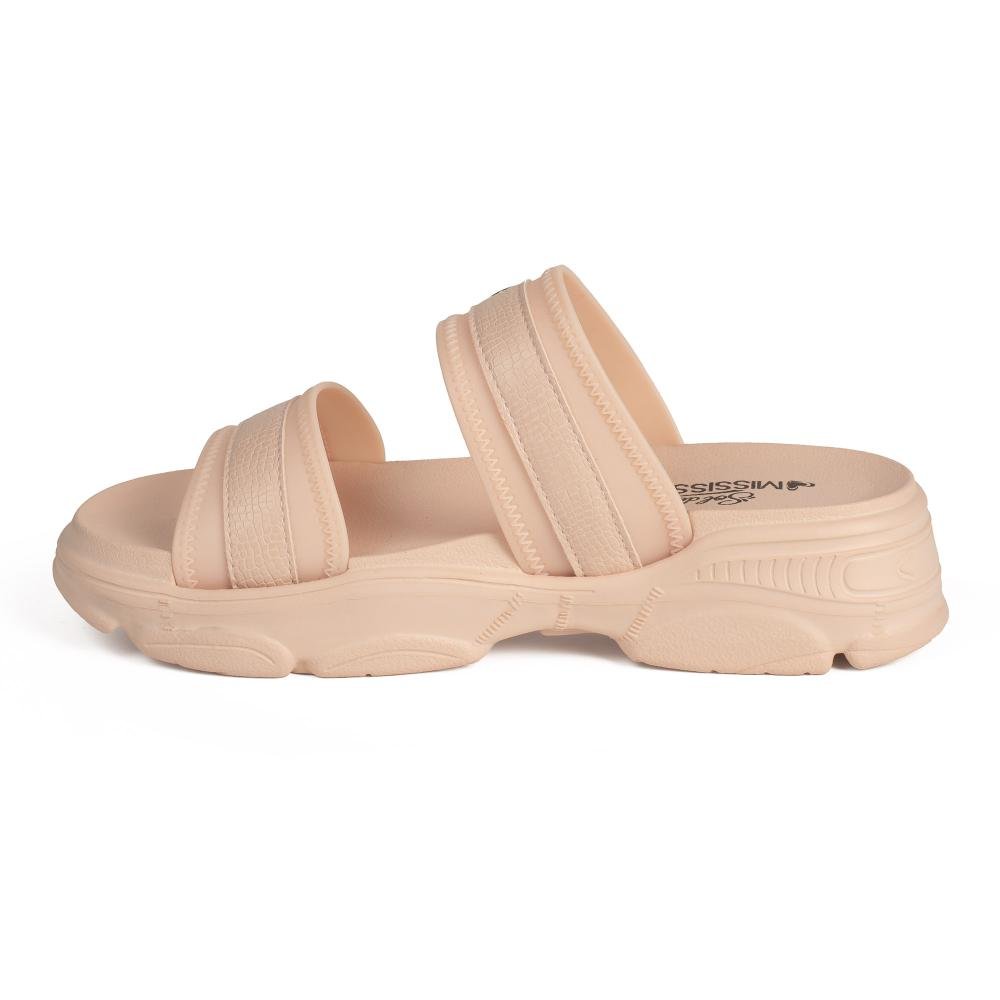 Slide Mississipi Flatform Feminino J0572 Rosa 4