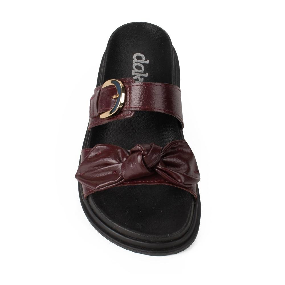 Slide Dakota Flatform Feminino Y9464 Bordô 6