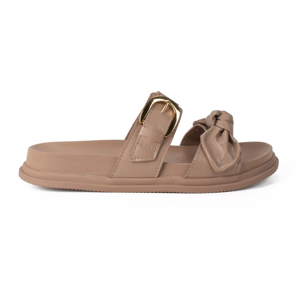 Slide Dakota Flatform Feminino Y9464 Bege 3